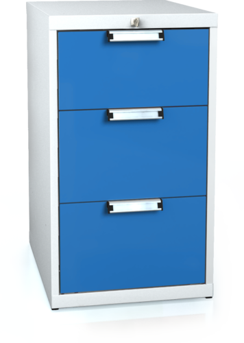 Universal cabinet for workbenches 840 x 480 x 600 - 3x drawer